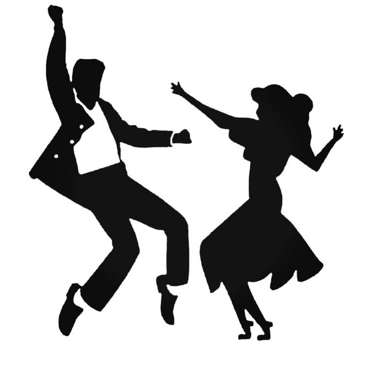 N Roll People Dancing Decal Sticker 60739.1511156425