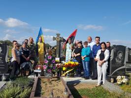 пам'ятник загиблому учаснику АТО на Прикарпатті