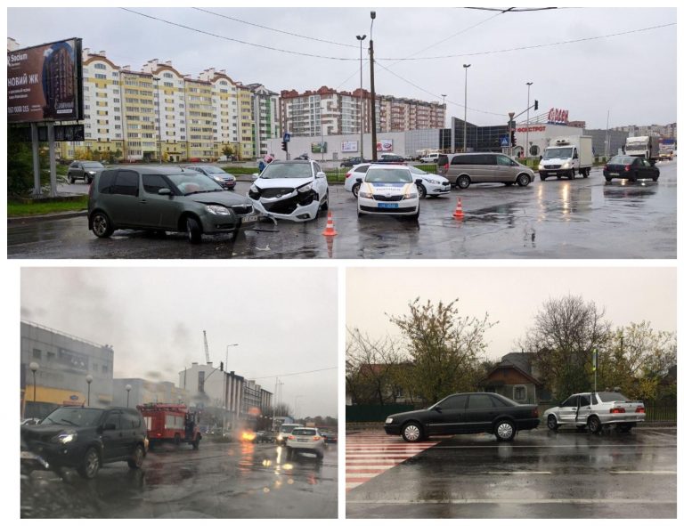 У Франківську одразу дві ДТП та згоріла автівка (ОНОВЛЮЄТЬСЯ) 7 MyCollages 17