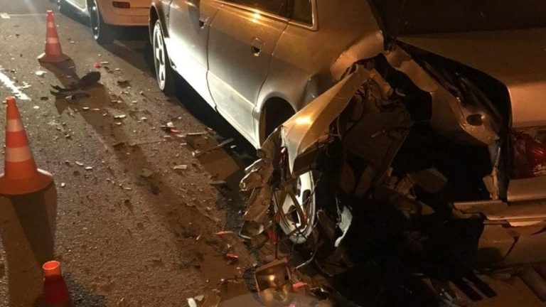 Вечірня ДТП у Франківську: винуватець аварії втік (ФОТО) 11 1 14