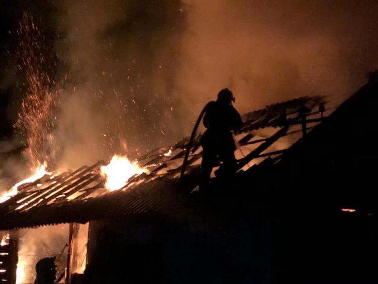 Пожежа в селі Пнів