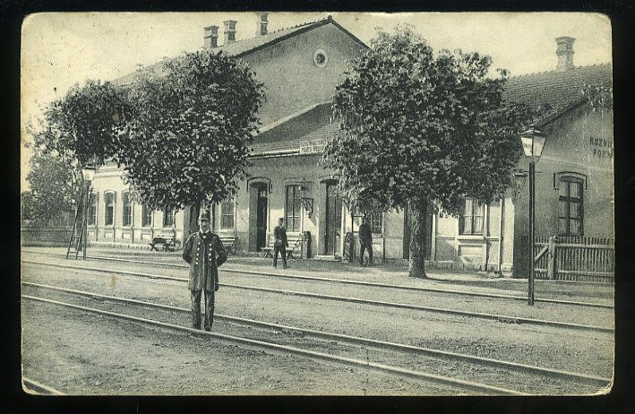 Ro niat w Krechowice dworzec kolejowy ok.1910 r