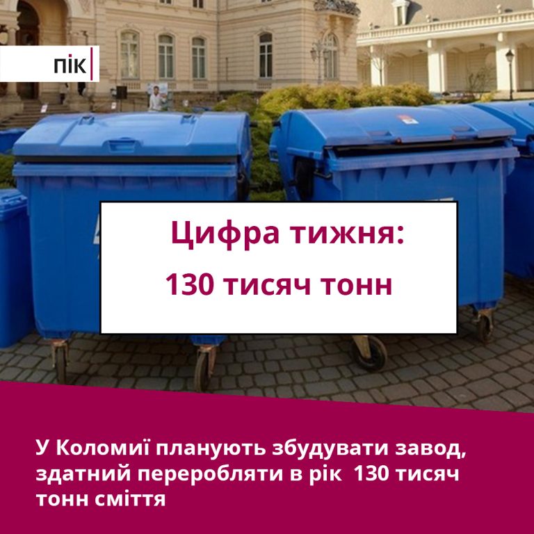 Цифра тижня: у Коломиї планують потужний завод 4 Цифра тижня: у Коломиї планують потужний завод