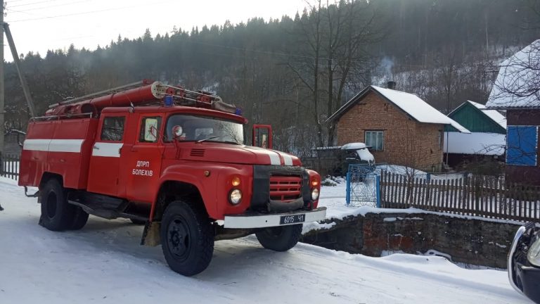 На Калущині гасили пожежу в житловому будинку 2 пожежа, Калуш