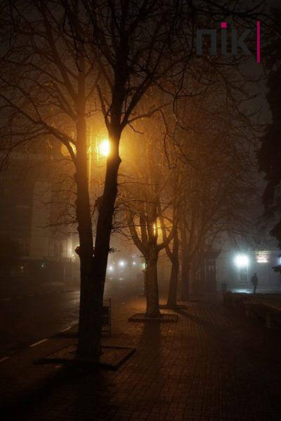 Вечірній туман у Івано-Франківську (ФОТО)