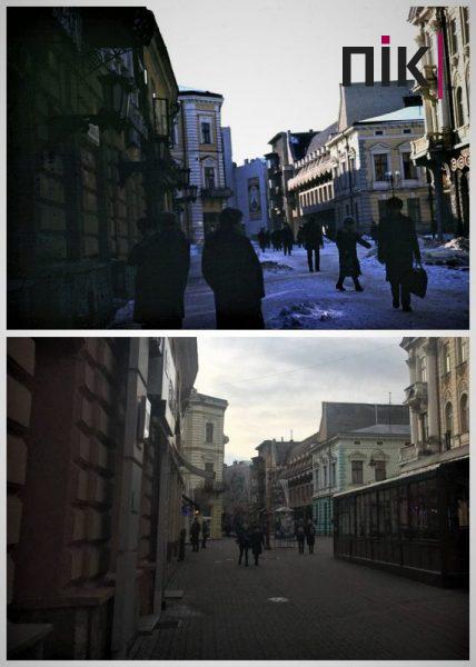 Було-стало: вулиця Шашкевича в Івано-Франківську (ФОТО) 12 Було-стало Вулиця Шашкевича