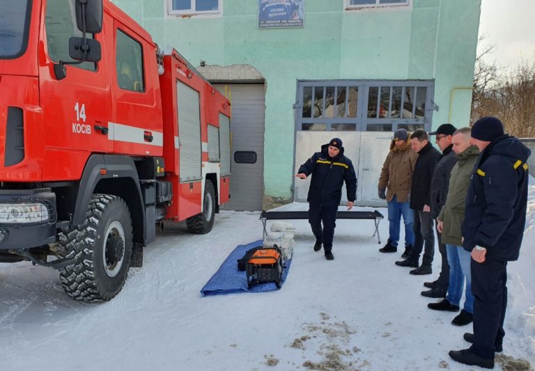 У Косові рятувальники отримали суттєвий матеріально-технічний резерв