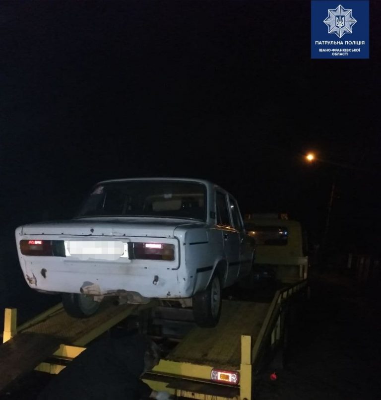 У Франківську виявили водія з ознаками сп’яніння (ФОТО) 2 photo 2021 02 04 14 45 12