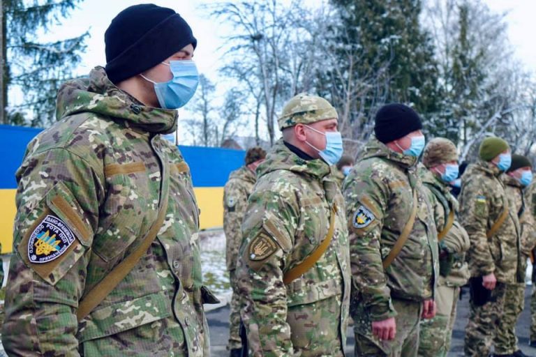 На Прикарпатті поліцейські повернувся із зони проведення ООС (ФОТО)
