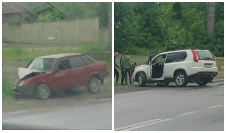 Ще одна ранкова аварія: в Угринові зіштовхнулися два легковики (ВІДЕО) 1 MyCollages 2021 05 28T094901.793