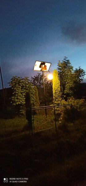 В Яворові на Косівщині знову запрацювали ліхтарі на сонячних панелях (ФОТО)