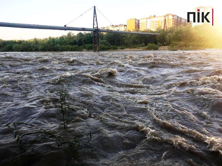 На Бистриці-Надвірнянській спостерігається значний підйом рівнів води