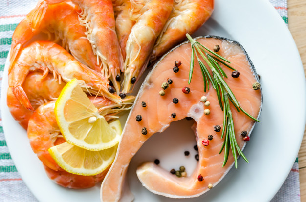 salmon shrimps 165536 10022