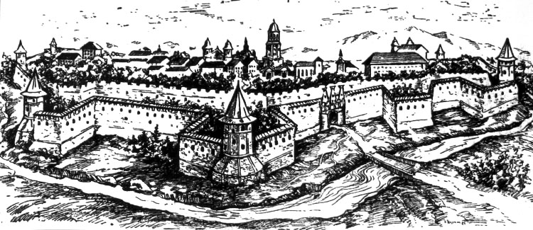 Stanislawow fortress engraving
