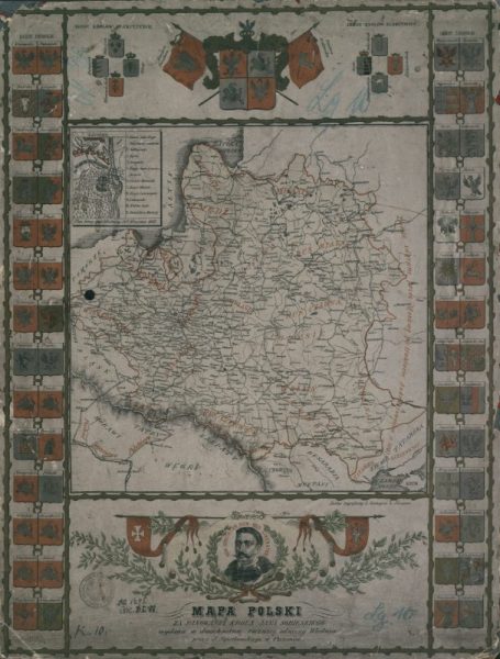 mapa polski za panowania jana iii sobieskiego wydana z okazji 200 rocznicy odsieczy wiedenskiej scaled 1 scaled