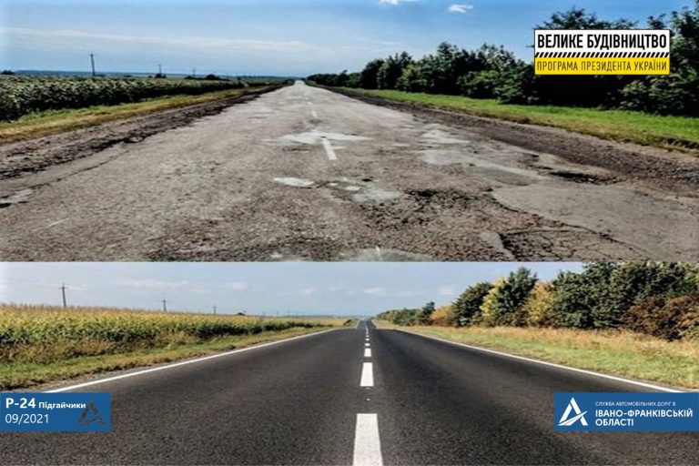 На Прикарпатті ремонтують дорогу від Коломиї до Семаківців на Городенківщині (ФОТО)