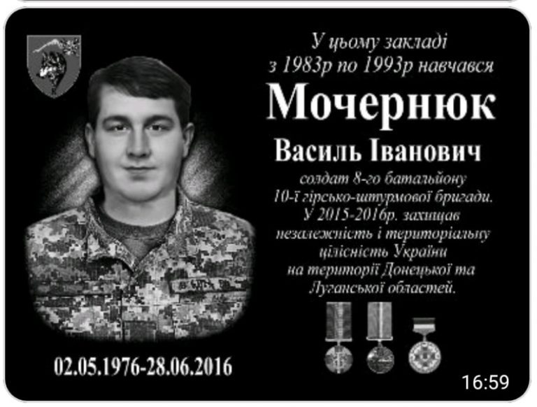 У ліцеї на Коломийщині чекають краян на відкриття пам'ятної дошки воїну АТО (ФОТО) 4 244531833 187904950149318 1340826816529092617 n