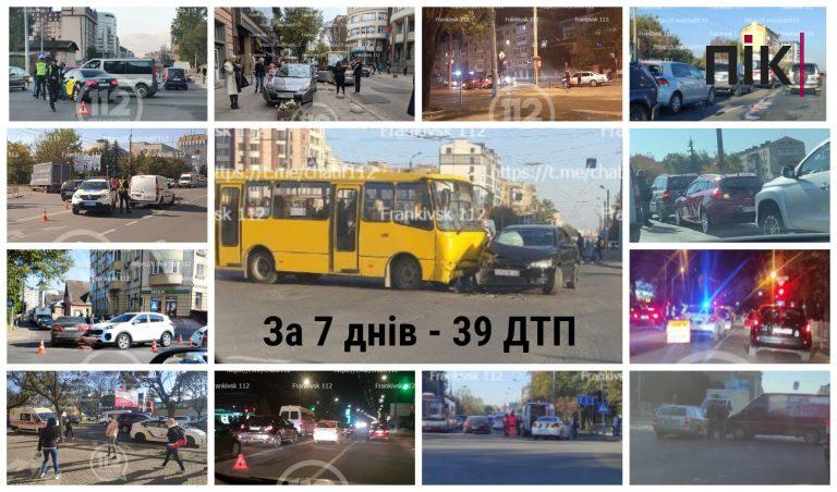 39 ДТП та 21 п’яний водій: у поліції розповіли, як минув тиждень у Франківську 4 ДТП