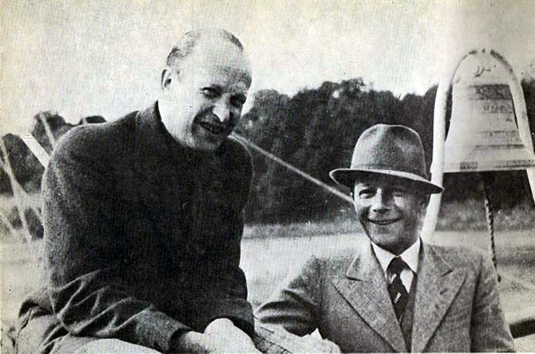 bohdan lachet z jozefem szanajca na powszechnej wystawie krajowej w poznaniu w 1929 r