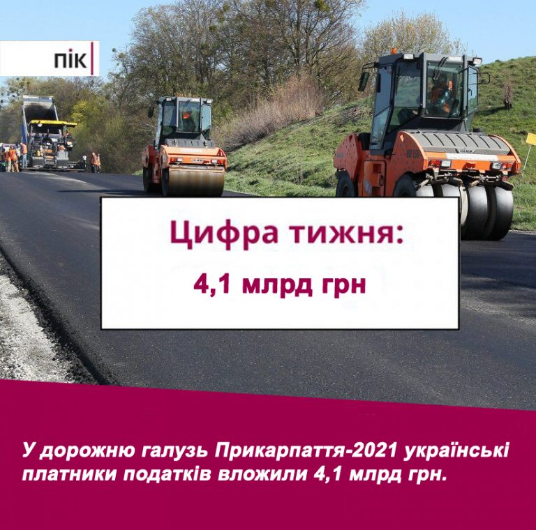 Цифра тижня: у ремонт доріг Прикарпаття вклали мільярди гривень 8 Dorozhnya galuz