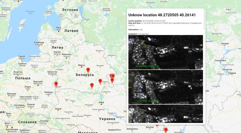 В Україні з'явився сервіс для моніторингу активності армії РФ на кордоні 4 227108 Screenshot 31 1648x915 0