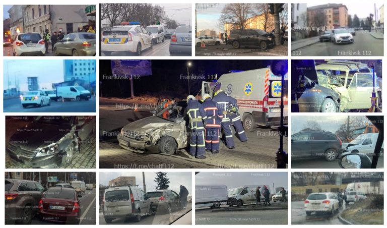 41 ДТП та 9 водіїв напідпитку: у поліції розповіли, як минув тиждень у Франківську 1 MyCollages 2022 02 07T162743.781