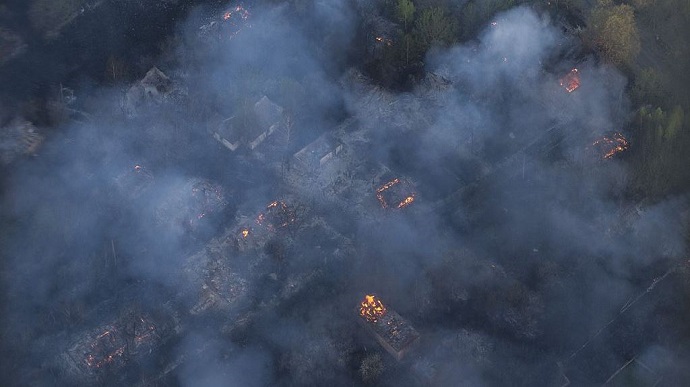 На території Чорнобильської зони зафіксували 7 осередків природних пожеж