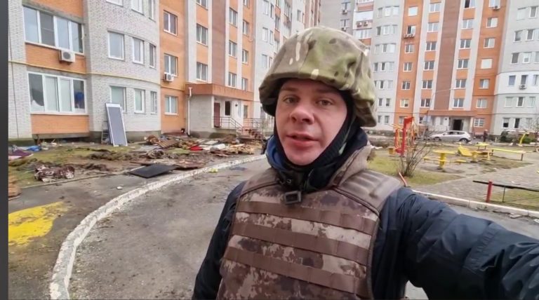 "Люди плачуть, коли бачать хліб": Комаров показав перші кадри з визволеної від російських окупантів Бучі (ВІДЕО) 10 IMG 20220402 142502