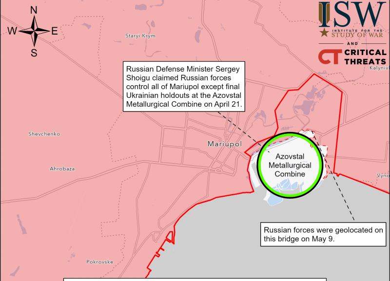 Mariupol Battle Map Draft May 122022