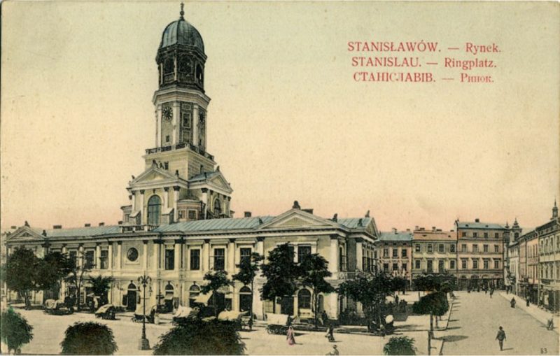 Stanislawow. Rynek   Stanislau. Ringplatz scaled