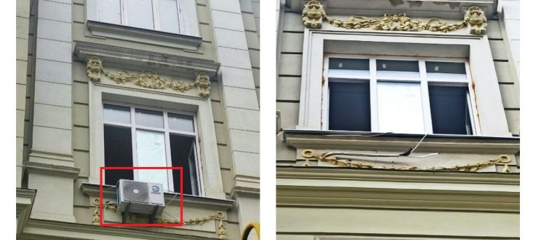 У центрі Франківська пошкодили фасад пам'ятки архітектури (ФОТОФАКТ) 3 285513265 2392275857579327 3406224706825360713 n 1