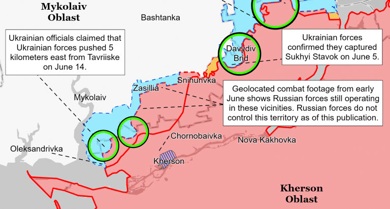 Kherson Mykolaiv Battle Map Draft June 142022