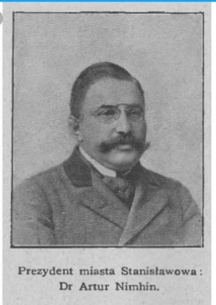 Portret Artura Nimgina burgomistra Stanyslava protyagom 1896 1919 rokiv. 600x846 1 scaled