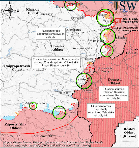 Donetsk Battle Map Draft July 292022