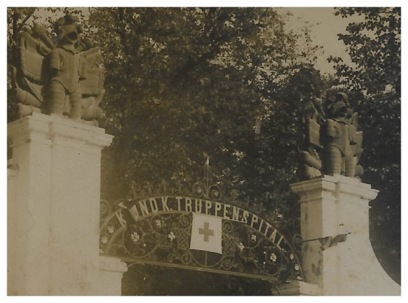 Fragment bramy palatsu Pototskyh. m.Stanyslaviv. 1917 r. scaled