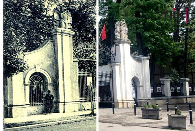 Було-стало: парадна брама Палацу Потоцьких у Франківську (ФОТО) 10 brama