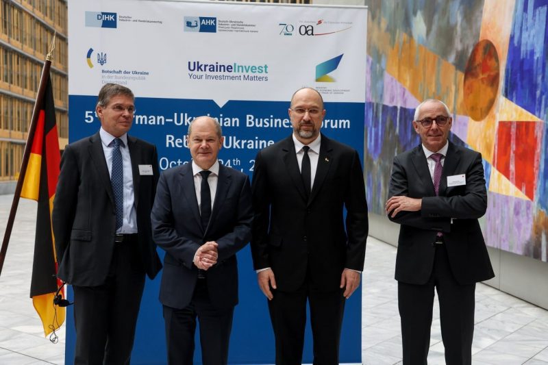 Денис Шмигаль у Берліні з канцлером Шольцом відкрили V Українсько-німецький економічний форум (ФОТО)