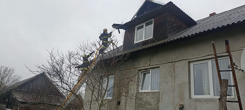 У Косівському районі сталася пожежа: горів житловий будинок (ФОТО)