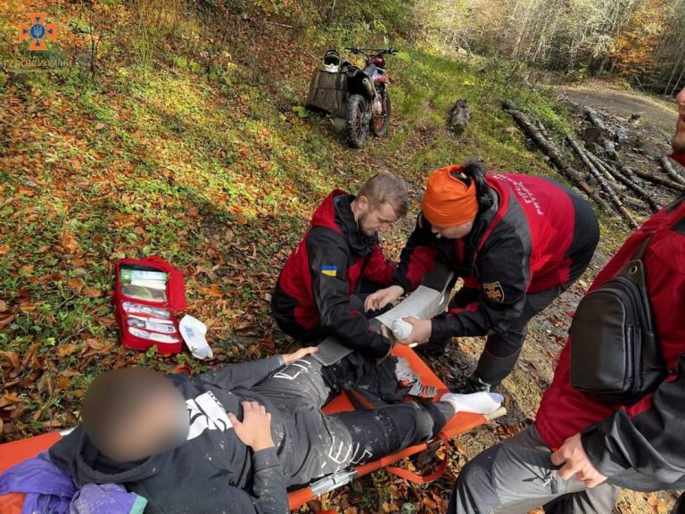У лісовому масиві на Надвірнянщині травмувався чоловік 4 FB IMG 1666526299601