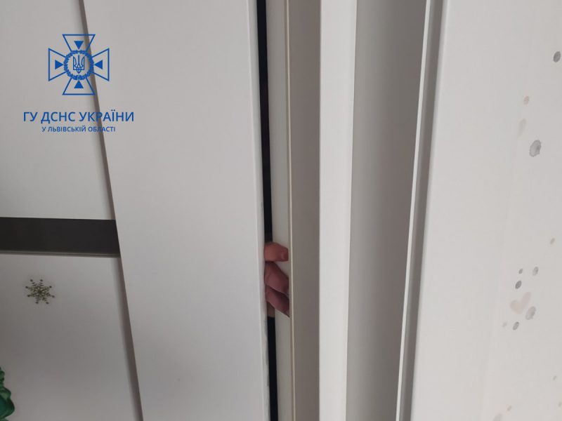 У Львові, у дитини через двері, перелом чотирьох пальців на правій руці (ФОТО)