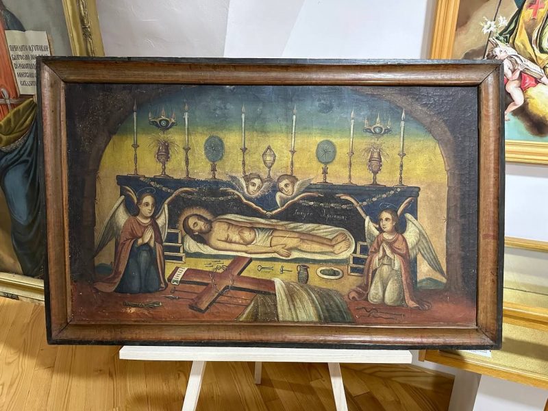 Дзеркала Євангелія: у Крилосі відкрили виставку давніх галицьких плащаниць (ФОТО)