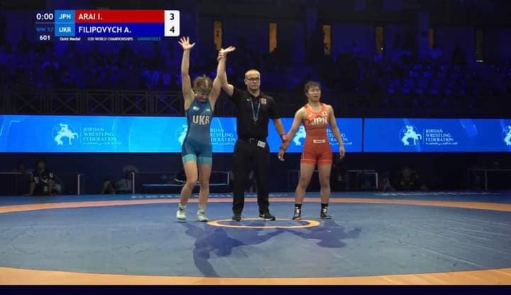 Спортсменка з Калуша Аліна Філіпович стала чемпіонкою світу з вільної боротьби (ФОТО)