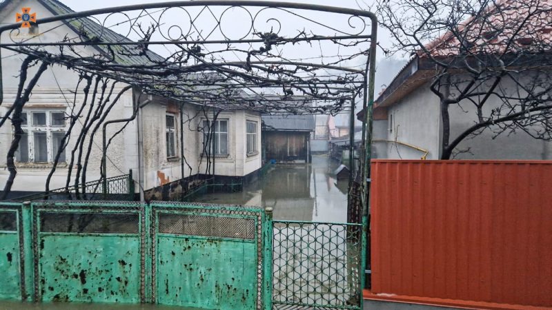 Річки вийшли з берегів: на Закарпатті підтопило дорогу та будинки (ФОТО)