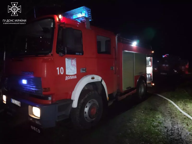 У Вигодській громаді рятувальники гасили пожежу господарської будівлі (ФОТО)