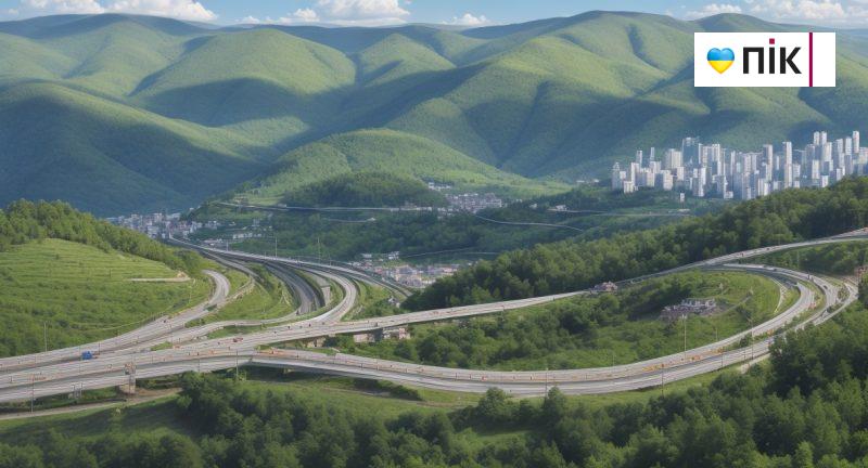 "Витвір мистецтва": як штучний інтелект бачить дороги Прикарпаття через 10 років (ФОТО) 7 Default The multilane road is made according to the latest tec 0 scaled
