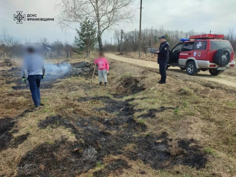 У Франківську горіли два гектари сухої трави 9 photo1709736342