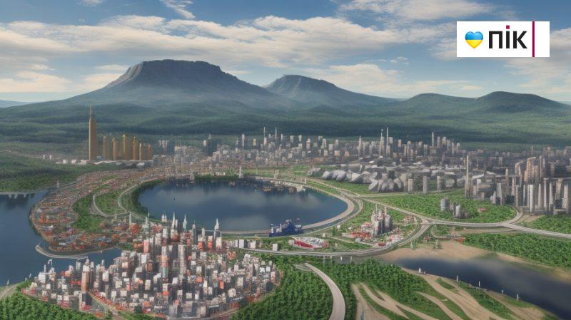 Багато викликів: як штучний інтелект бачить Прикарпаття після вступу України до ЄС (ФОТО) 9 Default Ukrainian city in the future which is very heavily bui 0 2 scaled