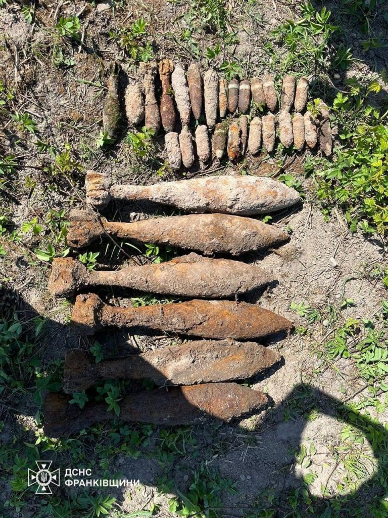 У Тисменицькій громаді виявили 32 вибухонебезпечні предмети часів Другої світової 4 IMG 20240413 092339 432