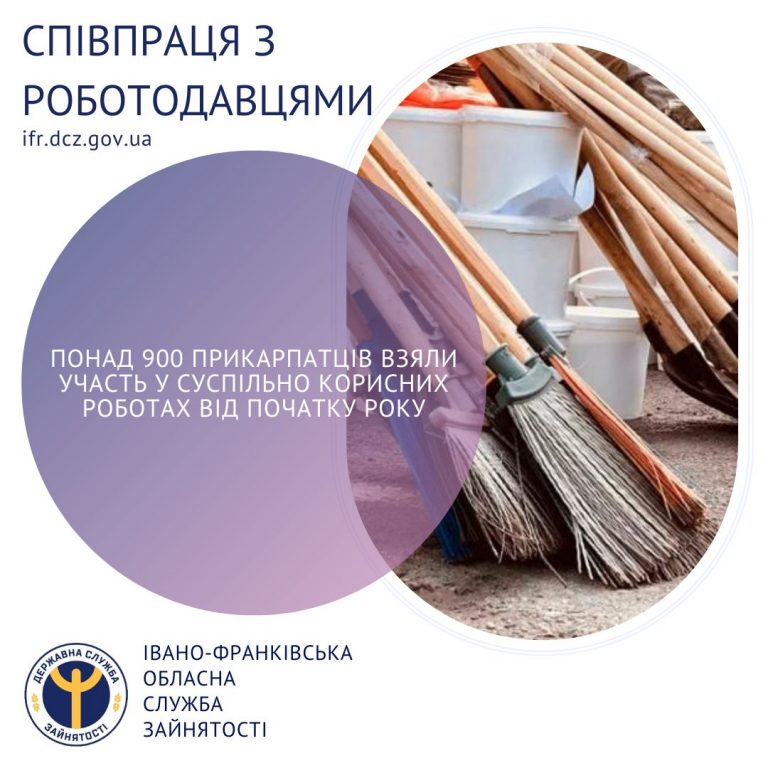 "Армія відновлення": понад 900 прикарпатців долучилися до суспільно корисних робіт 2 "Армія відновлення": понад 900 прикарпатців долучилися до суспільно корисних робіт