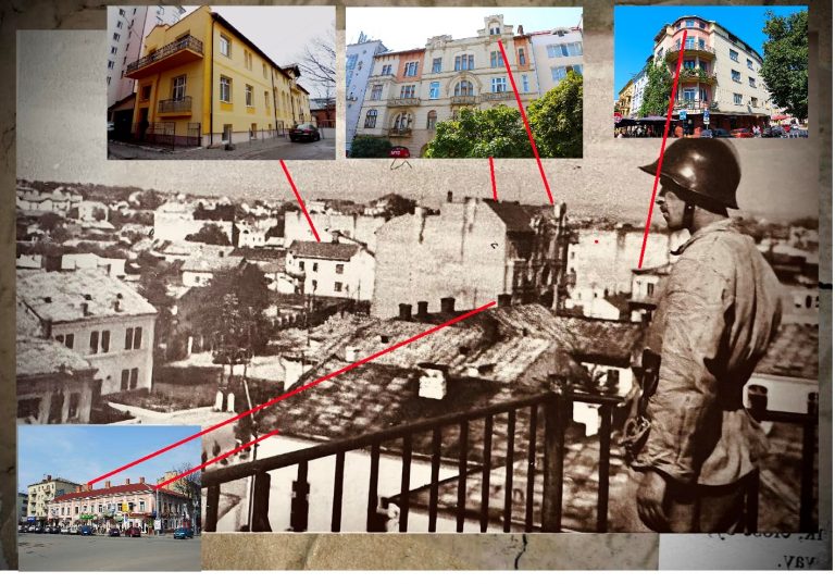 Ретро: як виглядало перехрестя Франка-Незалежності-Мельника 70 років тому (ФОТОархів) 7 kolazh